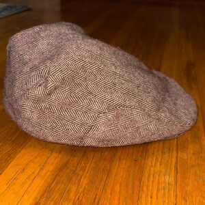 Weatherproof Brown Herringbone Cap